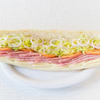 1. Ham, Salami and Provolone Sandwich · 