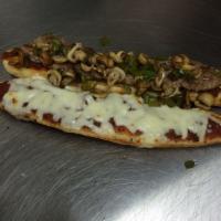 Sausage Sub · Homemade sausage topped with our homemade meat sauce with melted mozzarella cheese & sauteed...