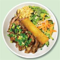 22a. Bun Cha Gio Thit Nuong · Grilled pork, crispy roll with vermicelli.
