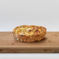 Quiches with Lorraine · Ham and cheese.