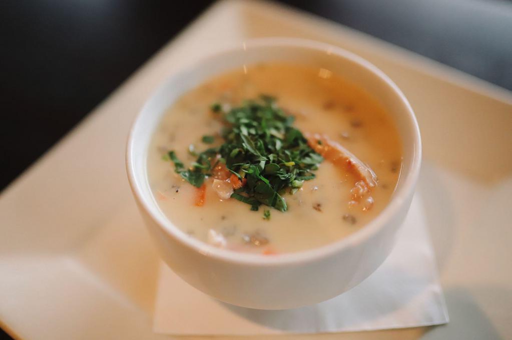 Chicken Wild Rice Soup  · Our signature soup! Choose your size.
