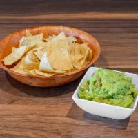Chips and Guac · Our house made corn chips with freshly made guacamole(avocado, red onion, cilantro, tomato)