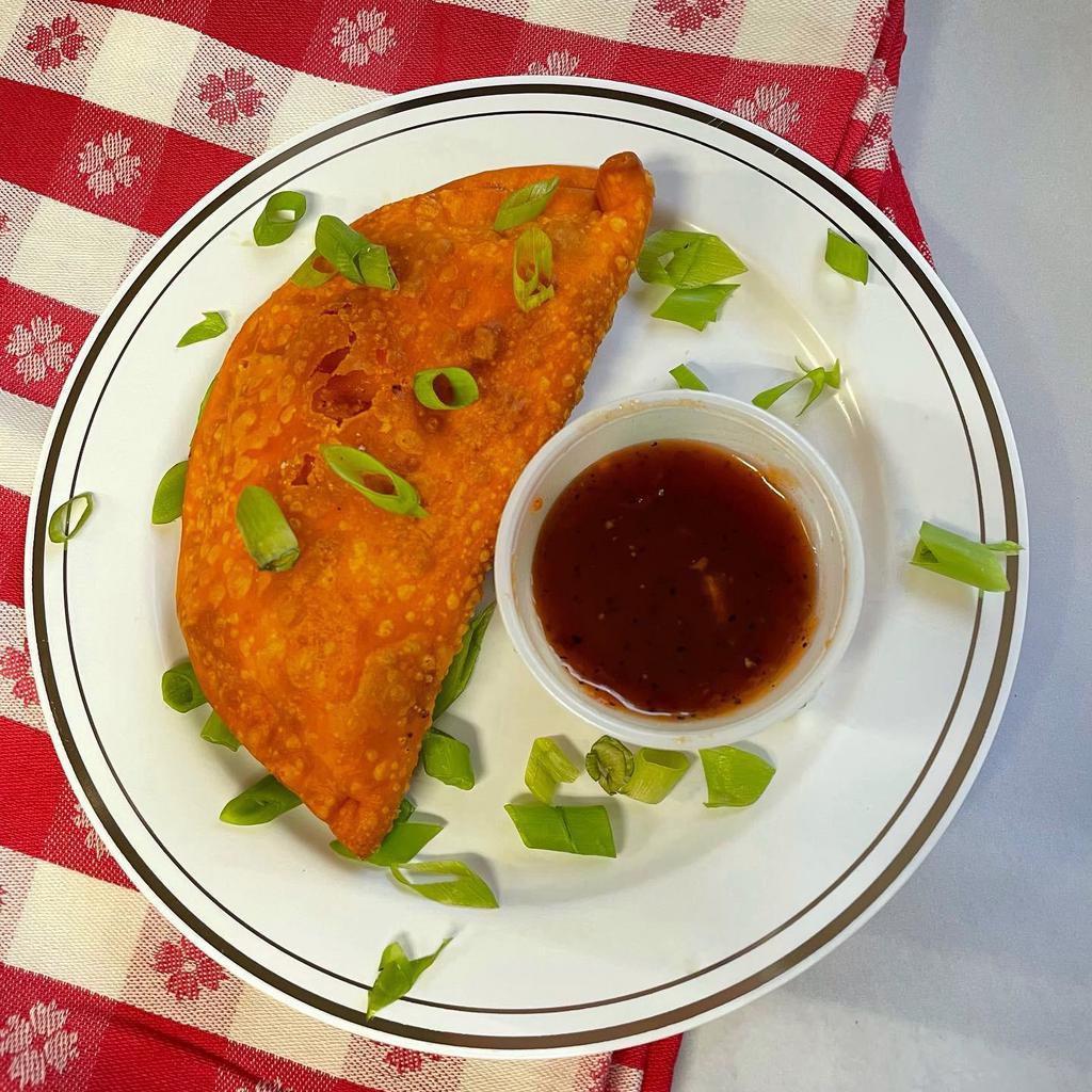 Empanada  · Smoked BBQ Meat with Mashed Potatoes 