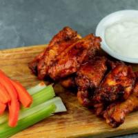Wings Your Way · Gluten-free. Six or nine wings oven baked and tossed in buffalo, sweet and spicy or house dr...