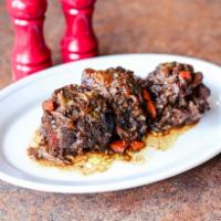 Oxtail · Braised oxtail served by itself.