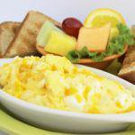 Wisconsin Scrambled · Our freshly cracked eggs scrambled with a blend of Monterey Jack, cheddar, and cream cheeses...