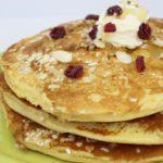 Oatmeal Cinnamon Cakes · Oats, brown sugar and cinnamon baked into three of our homemade pancakes. Topped with pecans...
