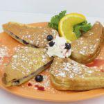 Stuffed French Toast · Our famous French toast filled with a sweet cream cheese and seasonal flavor.