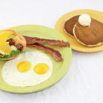 Mini Classic · 2 eggs any style, choice of 2 strips bacon, 1 pork sausage link or 1 turkey sausage patty, and mini sized pancake. Comes with your choice of sides.