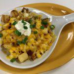 Loaded Potato Chunks · Includes cheese sour cream and chives.