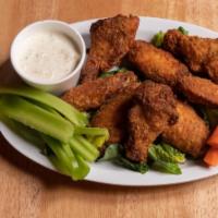 Jumbo Chicken Wings · Fresh, never frozen and made in house! We marinate and slow cook our wings for juicy tendern...