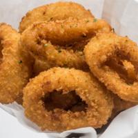 Onion Rings · Served with truffle dipping sauce.