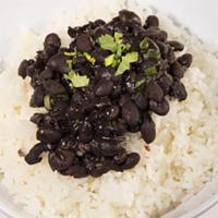 Rice Topped with Beans · 
