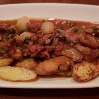 Veal Tenderloin · Mushroom Risotto, cipollini, potatoes, Marsala.