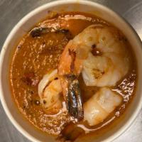 Coconut Shrimp Curry Meal · Jumbo Shrimp in curry made in mustard oil with mustard seeds, curry leaves and coconut milk,...