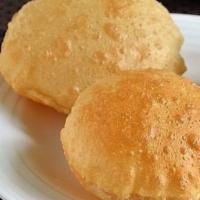 2 Puri · Vegan & Vegetarian- Deep fried wheat bread