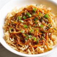 Vegetables Chopsoy · Vegan & Vegetarian- Fried noodles soaked in chinese sauce