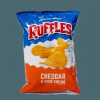 Frito Lay Ruffles Cheddar Sour Cream Chips  2.5oz · 