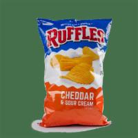 Frito Lay Ruffles Cheddar Sour Cream 8oz · 