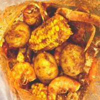 Snow Crab Combo · 1 lb Snow Crab + 1/2 lb Shrimp + 2 Corn + 3 Potatoes