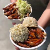 #1 Regular Size Chicken Bowl Combo · Your choice of any side order and a medium drink.