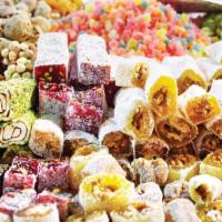 Turkish Delight  · Assortment of Turkish sweets. Flavors vary