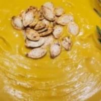 Butternut Squash Soup 16oz · Butternut squash, onion, sunflower oil, sweet potato, carrot, tomato, bay leaf, garlic, nutr...