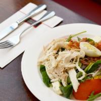 Seafood Cobb Salad* · shrimp, crab, bacon, avocado, hard boiled egg, feta cheese, Dijon vinaigrette