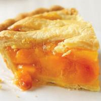 Peach Lattice Pie Slice · Deliciously sweet, tree-ripened peaches piled high inside our delectably flaky lattice crust...