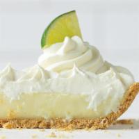 Key Lime Pie Slice · Cool and refreshing, this is a summer seasonal favorite. Tangy Key limes are blended with sw...