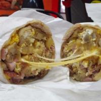 Ham Breakfast Burrito · 