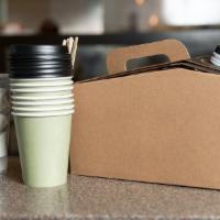 Coffee to-Go Tote · Serves up to 10 96 oz. of fresh-brewed coffee with cups, lids, 1/2 and 1/2, sweeteners and s...