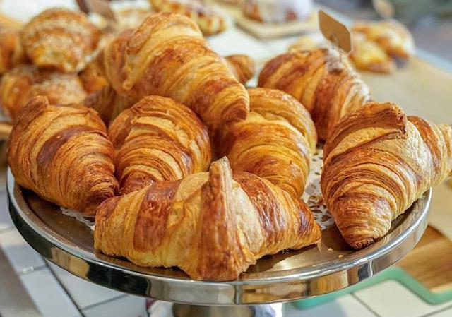 Plain Croissant · A flaky French pastry.
