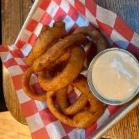 Onion Rings · comes with a side of our homemade ranch