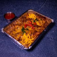 3 Enchiladas · Choice of beef, chicken, cheese or spinach. Topped with your choice of chile con carne, chil...