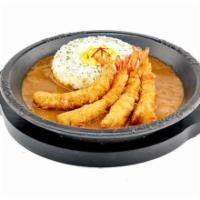 Sizzling Curry - Ebi Shrimp Katsu · Entree includes rice, corn, and curry sauce