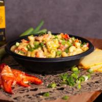 Lobster & White Truffle Mac & Cheese Bowl · Lobster, Cheese Sauce,Muenster cheese, finished with lobster cream, white truffle oil, and s...