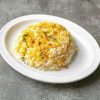 Chicken Biryani · Boneless chicken breast tossed with rich fragrant rice and special spice to taste.