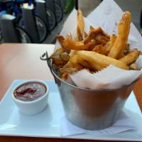 Hand-Cut Fries · House chipotle ketchup.