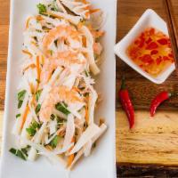 5. Goi Ngo Sen - Lotus Root Salad · Lotus root salad. Lotus root, hot mint, shrimp, pork and fish sauce.