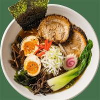 Shoyu Ramen · Tokyo style premium soy noodle soup.