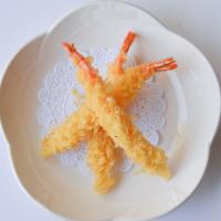 Shrimp Tempura Appetizer · 3 pieces. Deep fried shrimp in light batter.