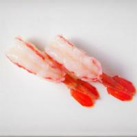 Sweet Shrimp Nigiri · Raw. with deep fried shrimp head
 Add tobiko for an additional charge.