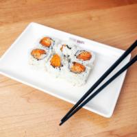 Spicy Salmon Roll · Raw. Spicy salmon, onion and sesame seed. Spicy.