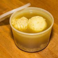 Matzo Ball Soup for 2 (No Prescription Required) · Our top seller, 2 large Matzo Ball Soups in a 64oz container. Served with bread, option to a...