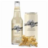 Bruce Cost Ginger Ale Original · A bold, spicy, unfiltered ginger ale, with real ginger pieces inside. Shake gently before dr...