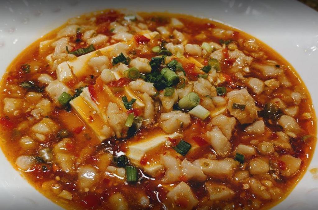 65. Mapo Tofu · A classic Chinese dish consisting of cubes of soft tofu served in a spicy Szechuan sauce.