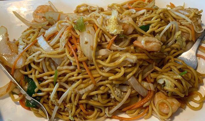 73. Vegetable Lo Mein · Classic stir-fried egg noodles with vegetables. Can add your choice of protein