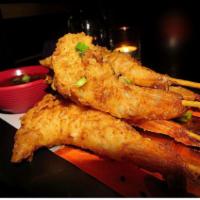 Firecracker Gulf Shrimp Tempura · 5 Shrimp tempura with a delicious Thai tamarind dip