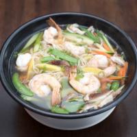 A3. Seafood Soup · Shrimp, scallop, fish and crabmeat.